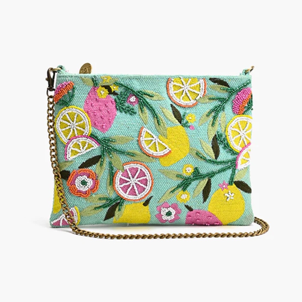 America & Beyond Beaded Bag